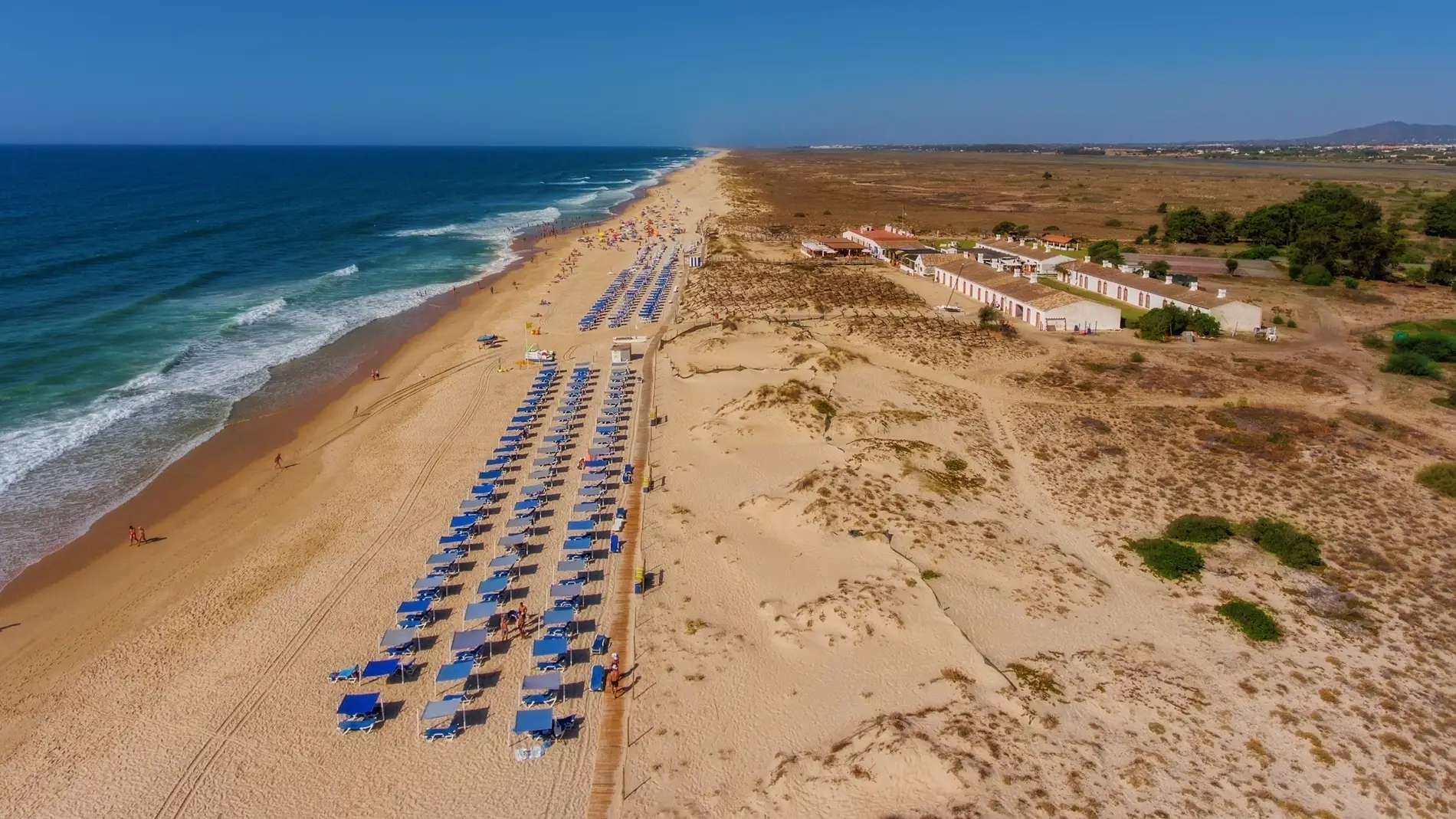 Playa de Tavira en Algarve, Portugal