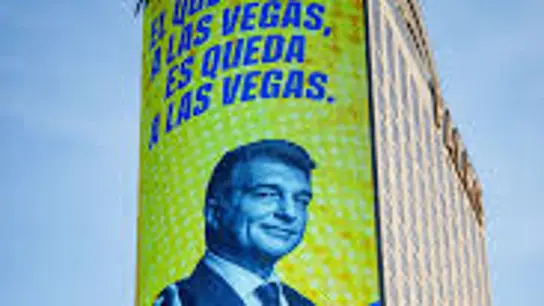 Pancarta Joan Laporta Pancarta Joan Laporta