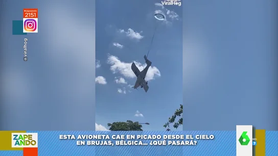 Cae una avioneta sobre Brujas, Bélgica Cae una avioneta sobre Brujas, Bélgica