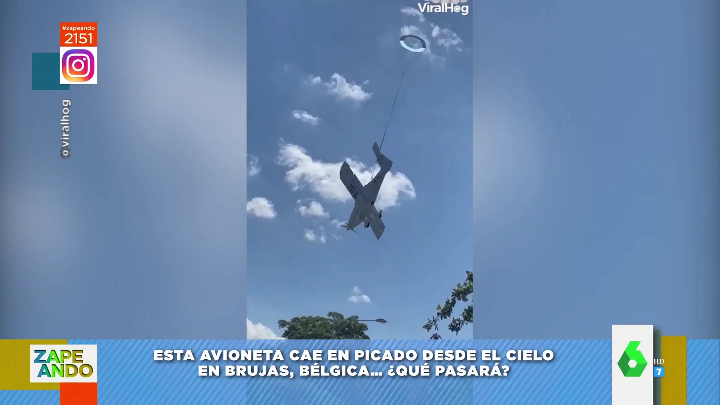 Cae una avioneta sobre Brujas, Bélgica Cae una avioneta sobre Brujas, Bélgica