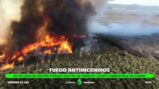 Crear contrafuegos para apagar los grandes incendios: así se termina con las llamas en España Crear contrafuegos para apagar los grandes incendios: así se termina con las llamas en España
