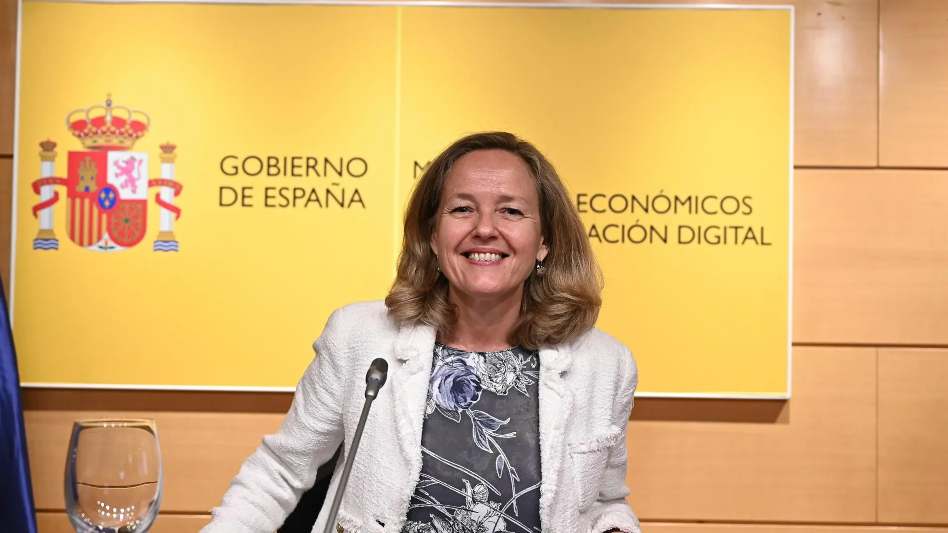 La vicepresidenta primera y ministra de Asuntos Económicos, Nadia Calviño 