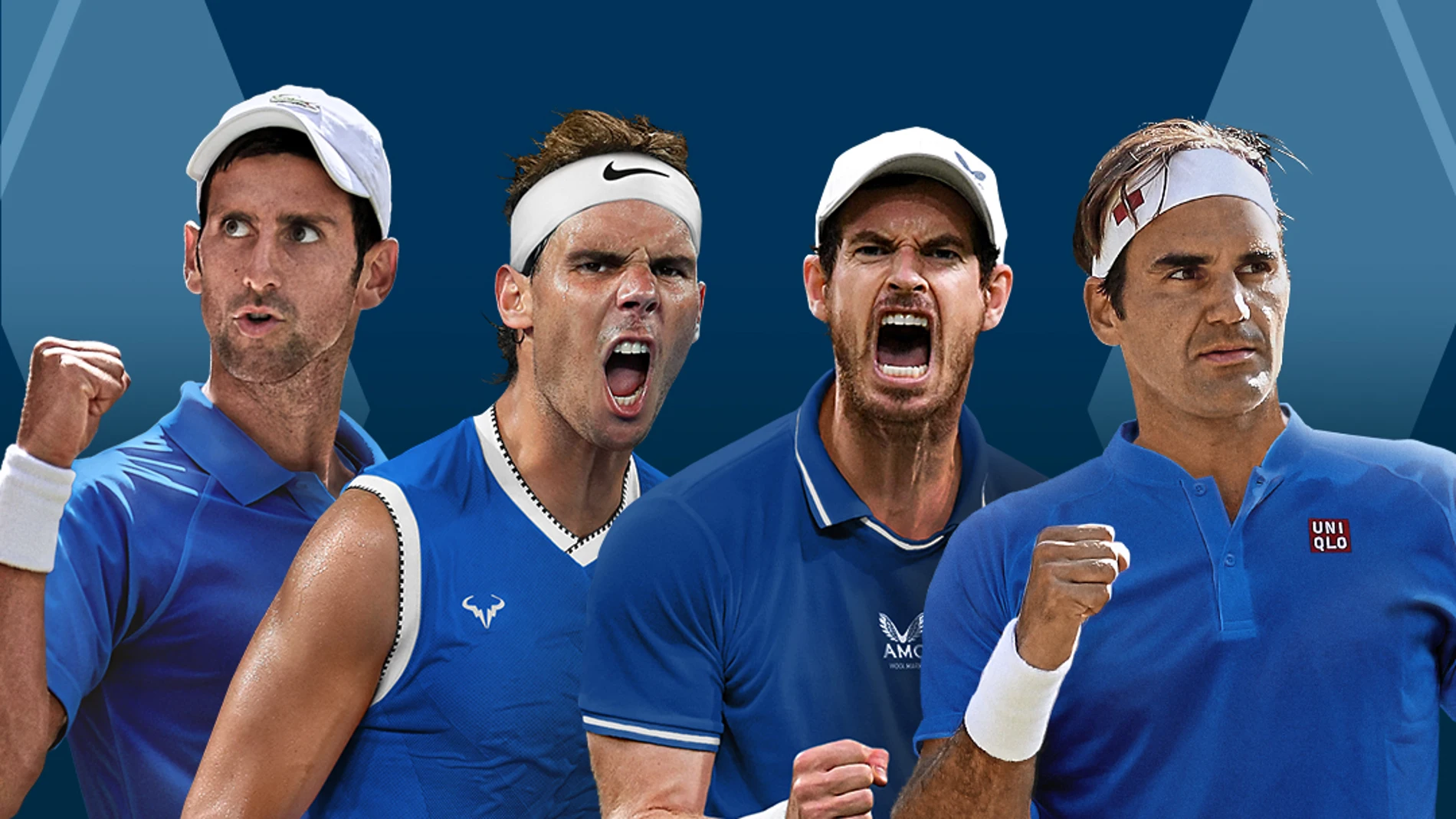 Djokovic, Nadal, Murray y Federer
