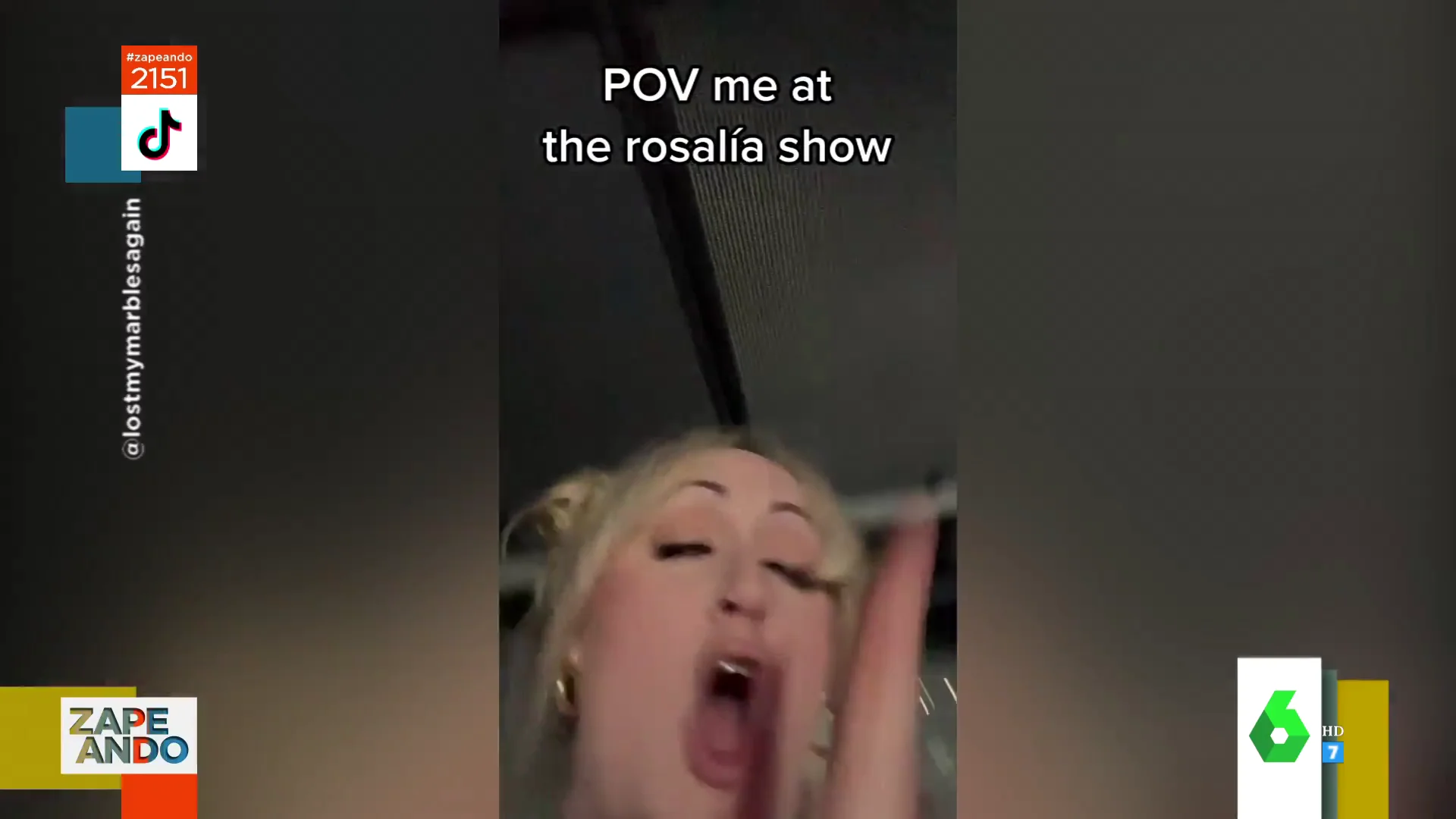 Lo da todo en el concierto de Rosalia y se vuelve viral