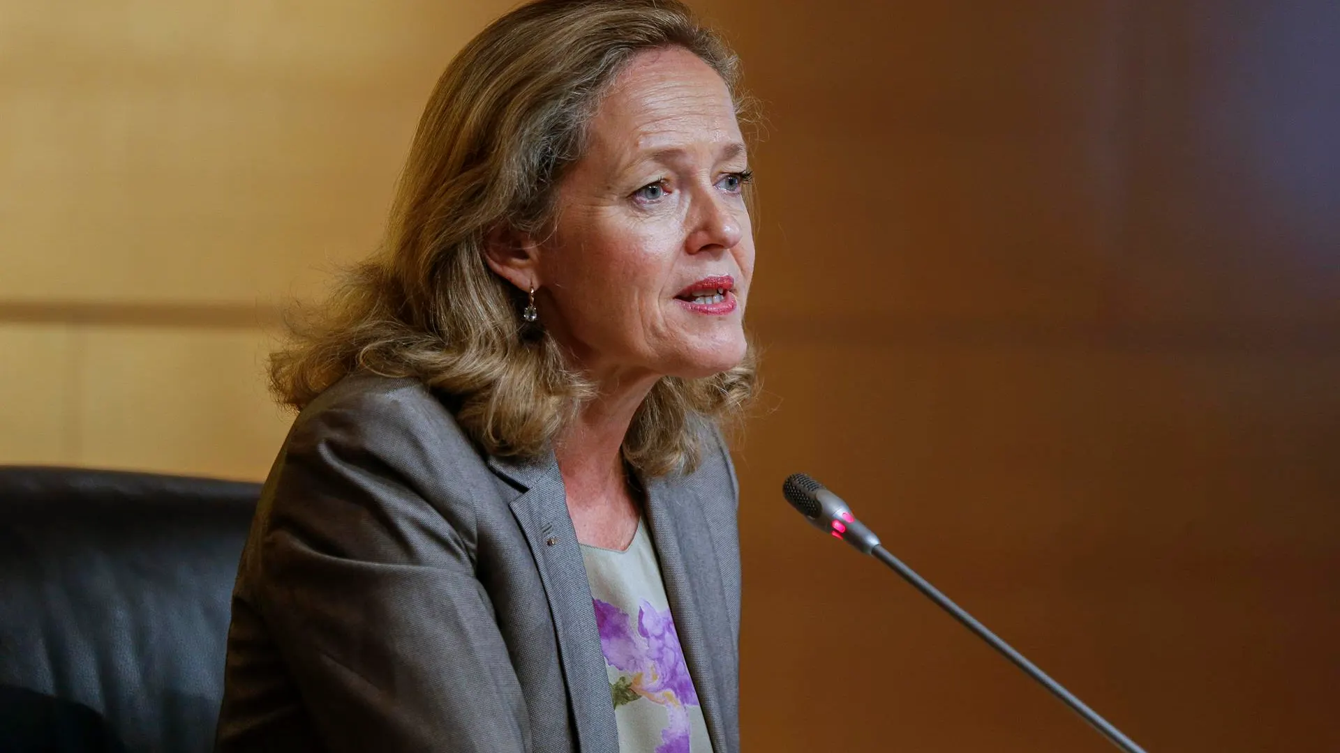 La vicepresidenta primera y ministra de Asuntos Económicos y Transformación Digital, Nadia Calviño.