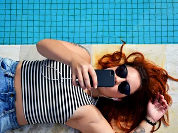 Móvil en verano Móvil en verano