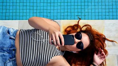 Móvil en verano Móvil en verano