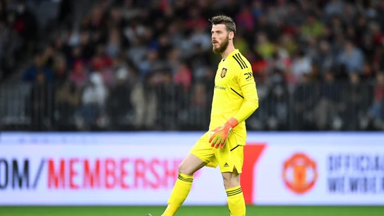 David De Gea con el Manchester United. David De Gea con el Manchester United.