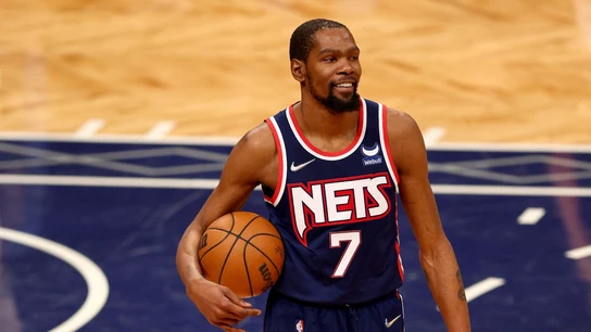 Kevin Durant con los Nets. Kevin Durant con los Nets.