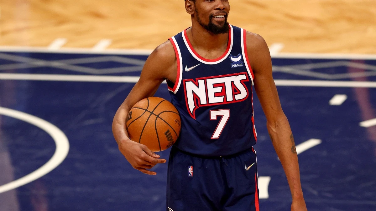 Kevin Durant con los Nets.