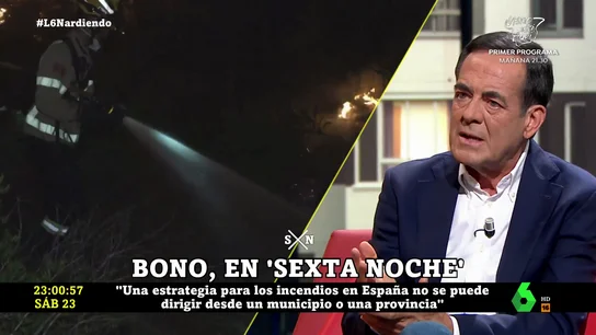 Bono apuesta por una estrategia estatal contra incendios Bono apuesta por una estrategia estatal contra incendios