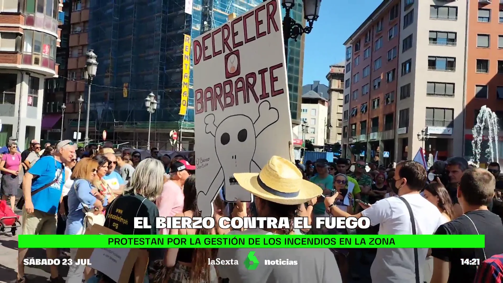 Manifestación en Ponferrada 