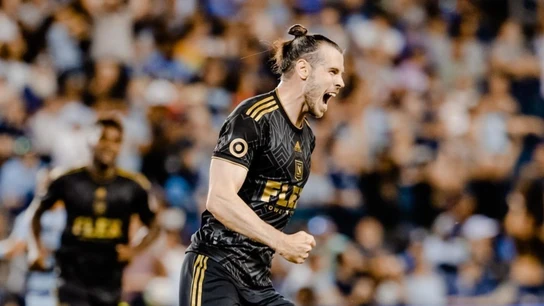 Gareth Bale celebrando el gol Gareth Bale celebrando el gol