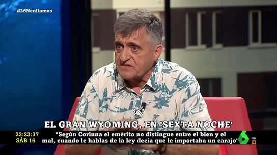 ¿Por qué el emérito no da explicaciones? Wyoming lo tiene claro: "Se crio en El Pardo, a la sombra de..." ¿Por qué el emérito no da explicaciones? Wyoming lo tiene claro: "Se crio en El Pardo, a la sombra de..."