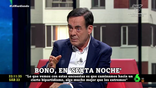 Bono pronostica la vuelta del bipartidismo: "Me parece mejor que excitar a los extremos" Bono pronostica la vuelta del bipartidismo: "Me parece mejor que excitar a los extremos"
