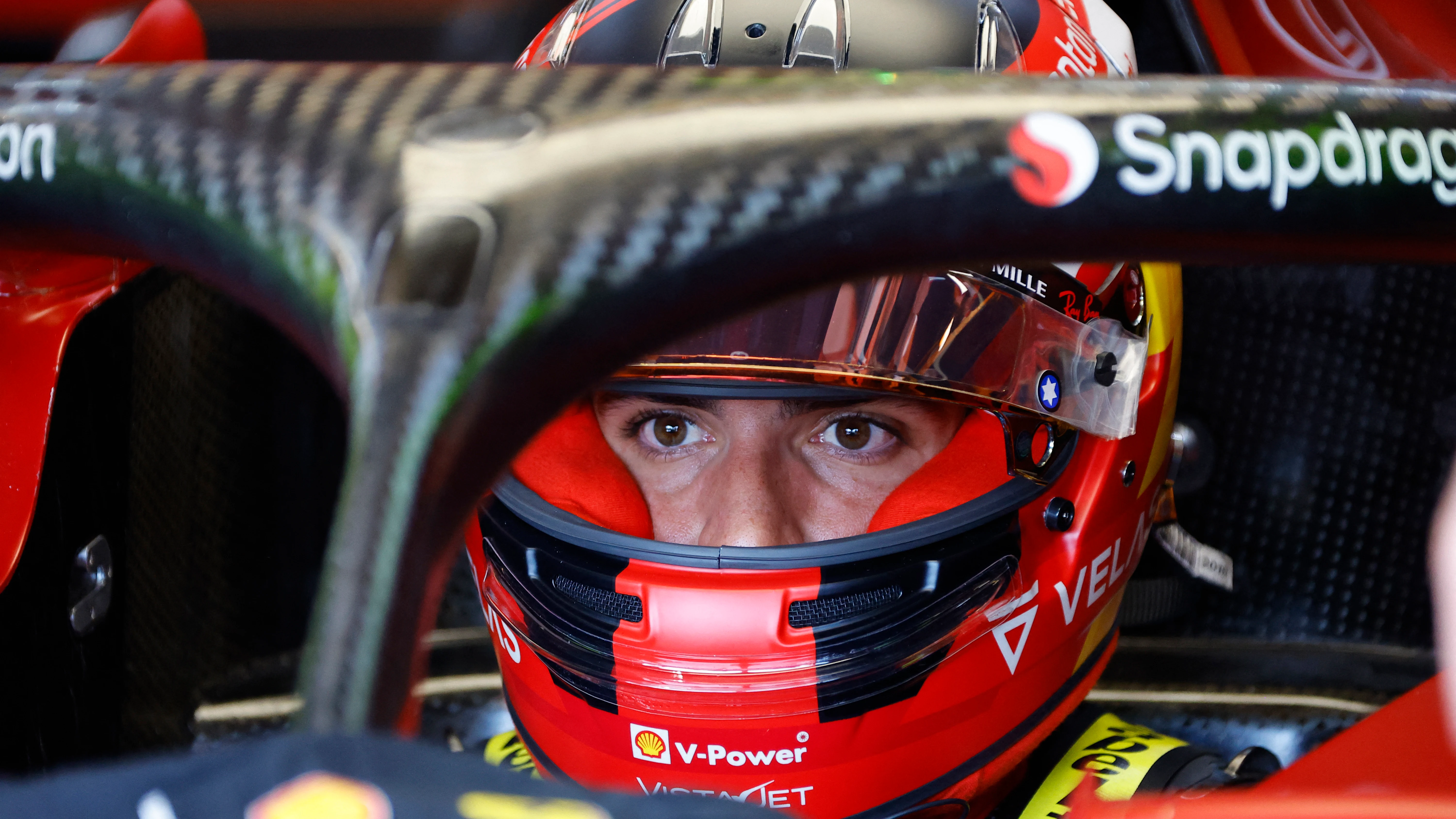 Carlos Sainz, piloto de Ferrari