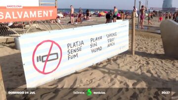 PROHIBIDO FUMAR PLAYAS BARCELONA