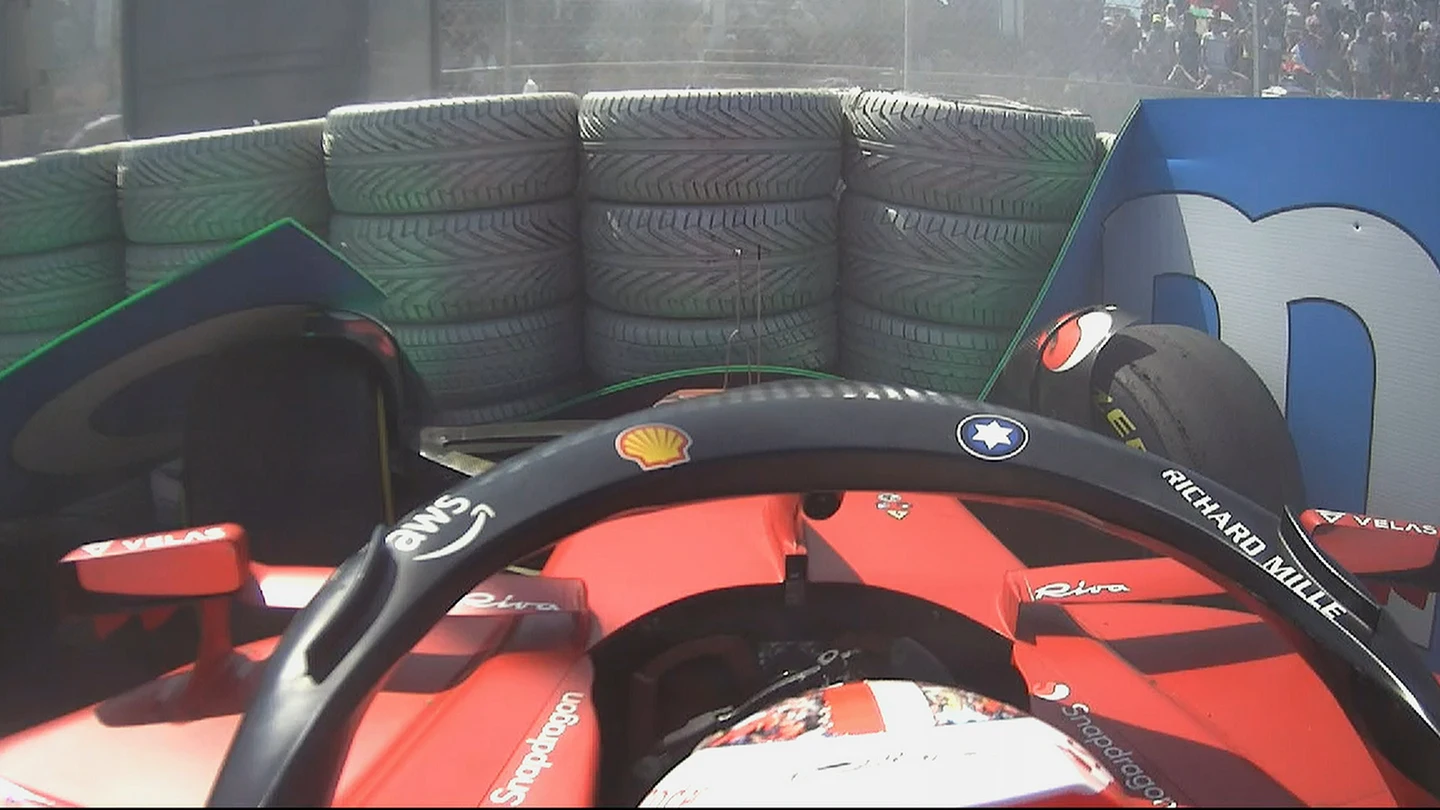 Charles Leclerc, contra el muro Charles Leclerc, contra el muro
