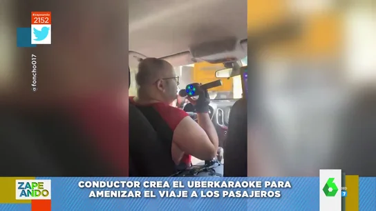 Así es el Uber con karaoke Así es el Uber con karaoke