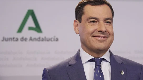 El presidente de la Junta de Andalucía, Juanma Moreno El presidente de la Junta de Andalucía, Juanma Moreno