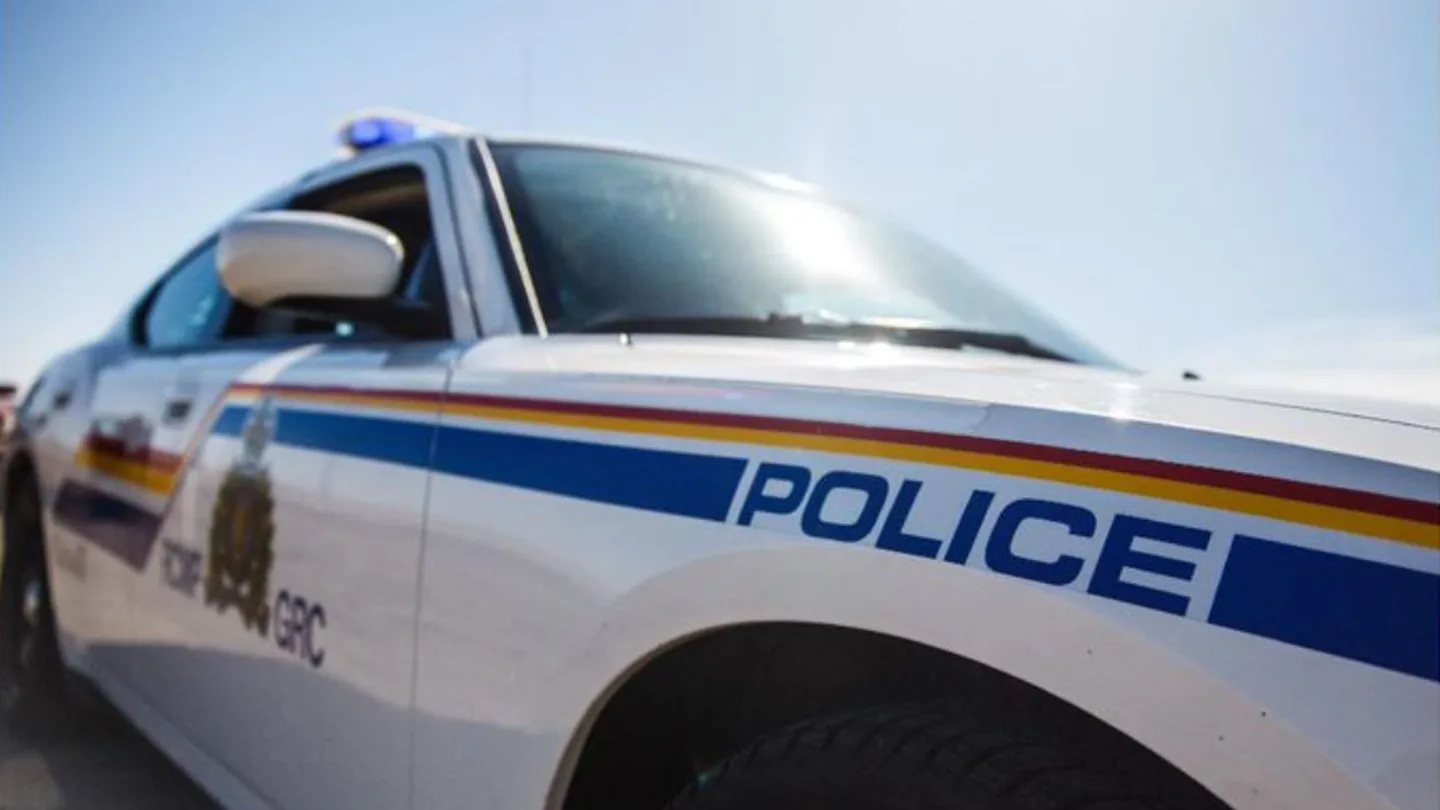 Imagen de archivo de un vehículo policial canadiense Imagen de archivo de un vehículo policial canadiense