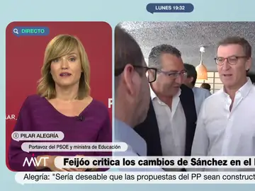 Pilar Alegría: &quot;El PSOE cambia para seguir creciendo, el PP cambió para no hablar de la corrupción&quot;