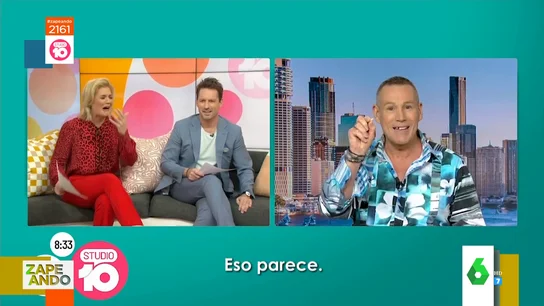 Se le cae un diente a presentador en directo Se le cae un diente a presentador en directo