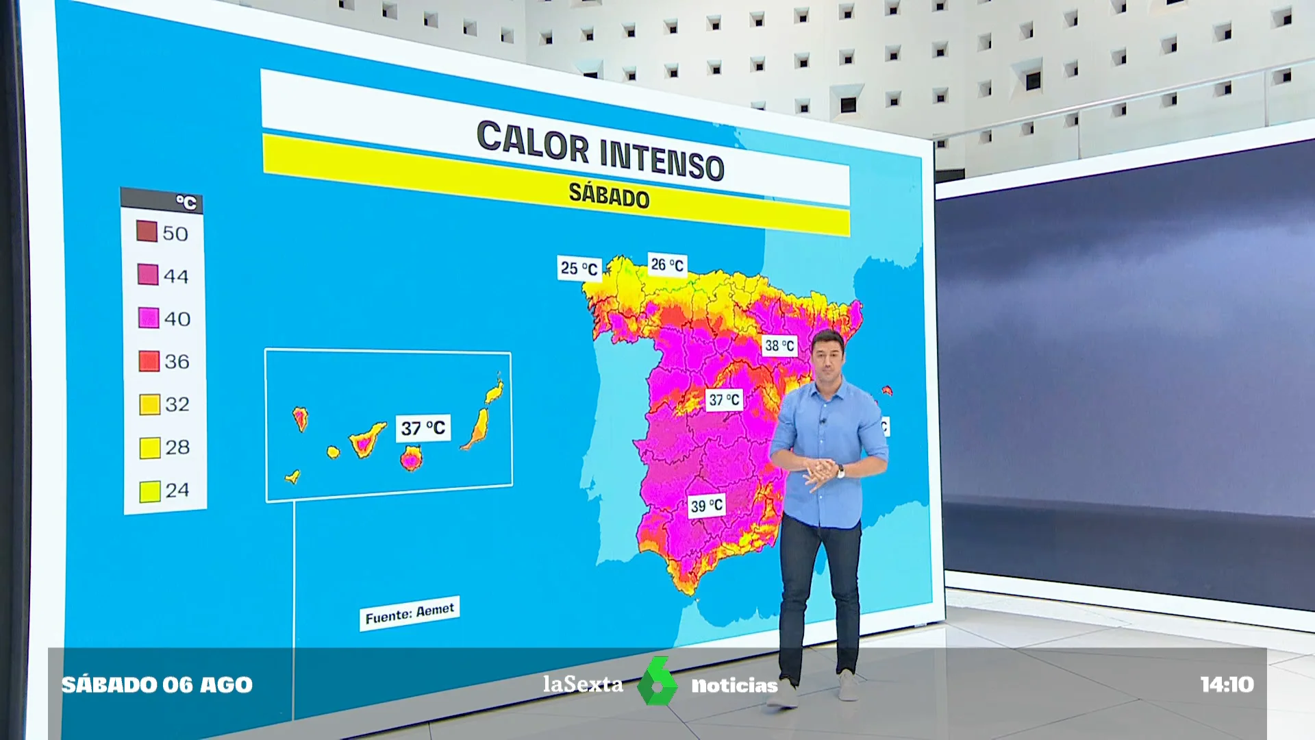 Calor intenso, pero no extremo: los termómetros bajan de los 40 grados