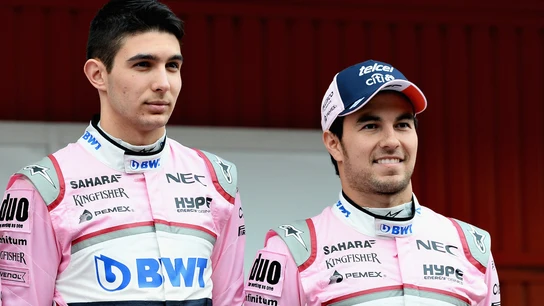 Esteban Ocon y Sergio Pérez Esteban Ocon y Sergio Pérez