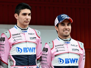 Esteban Ocon y Sergio Pérez Esteban Ocon y Sergio Pérez