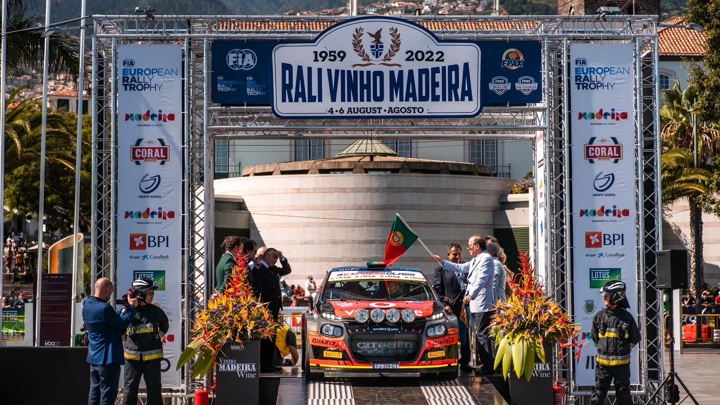 Ceremonia inaugural del Rally Vino de Madeira Ceremonia inaugural del Rally Vino de Madeira