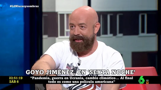 "La gente no es votante, es hooligan": la explicación de Goyo Jiménez a la crispación en España "La gente no es votante, es hooligan": la explicación de Goyo Jiménez a la crispación en España