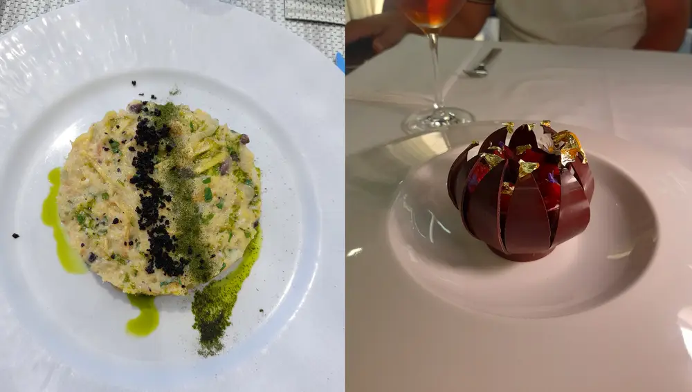 Comida en los restaurantes de The Oitavos, en Portugal