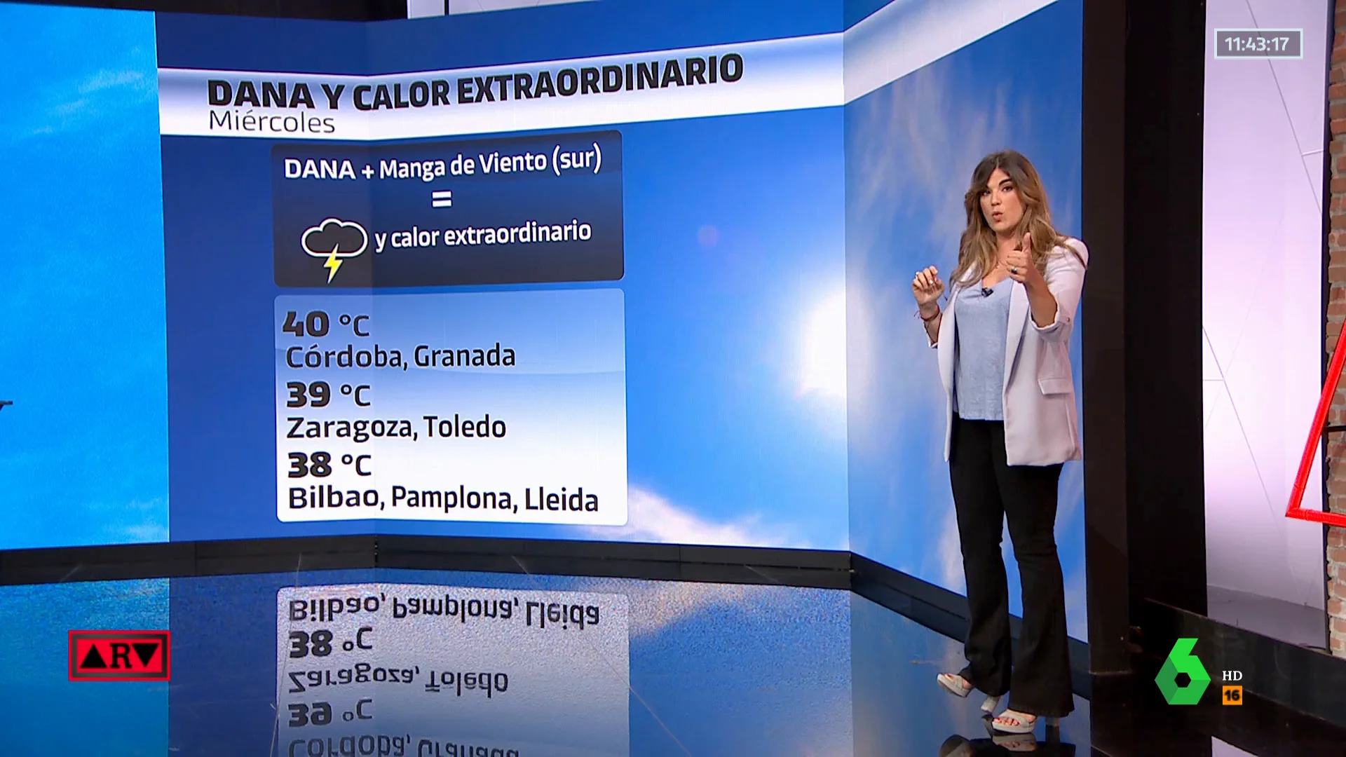 previ meteo Dana