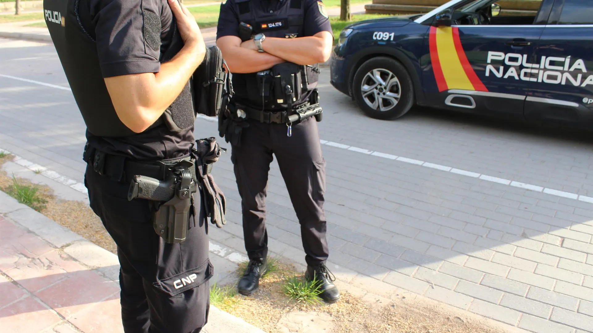 Agentes de la Policía Nacional. ARCHIVO.