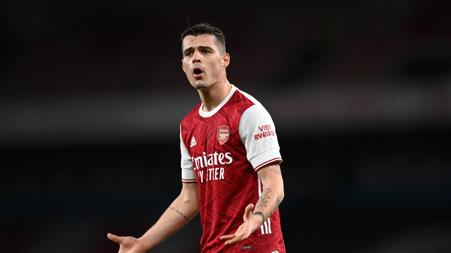 Granit Xhaka, en un partido con el Arsenal Granit Xhaka, en un partido con el Arsenal