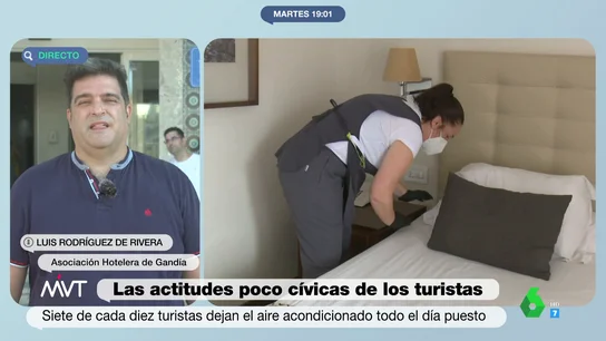 "Parece que si vienes de vacaciones tienes derecho a todo": la queja de un hotelero por los abusos de los turistas "Parece que si vienes de vacaciones tienes derecho a todo": la queja de un hotelero por los abusos de los turistas