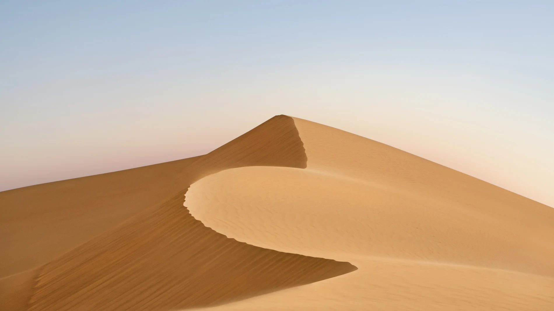 Una duna de arena.