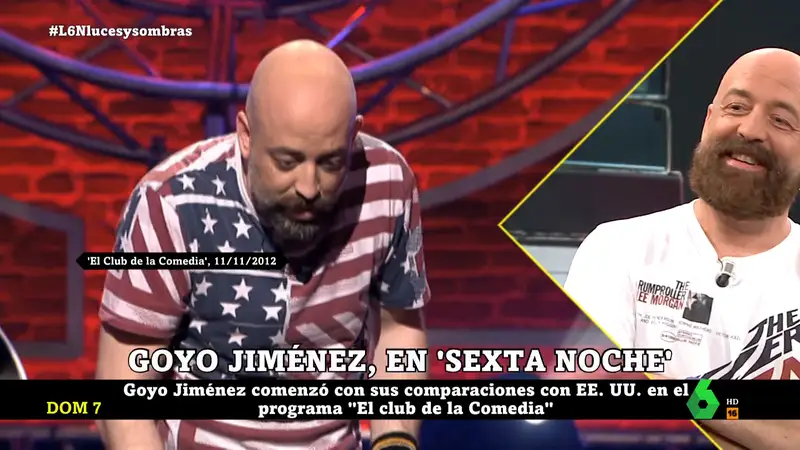 La reacción de Goyo Jiménez a sus antiguos monólogos de El Club de la Comedia: "Estoy mayor que ahora"
