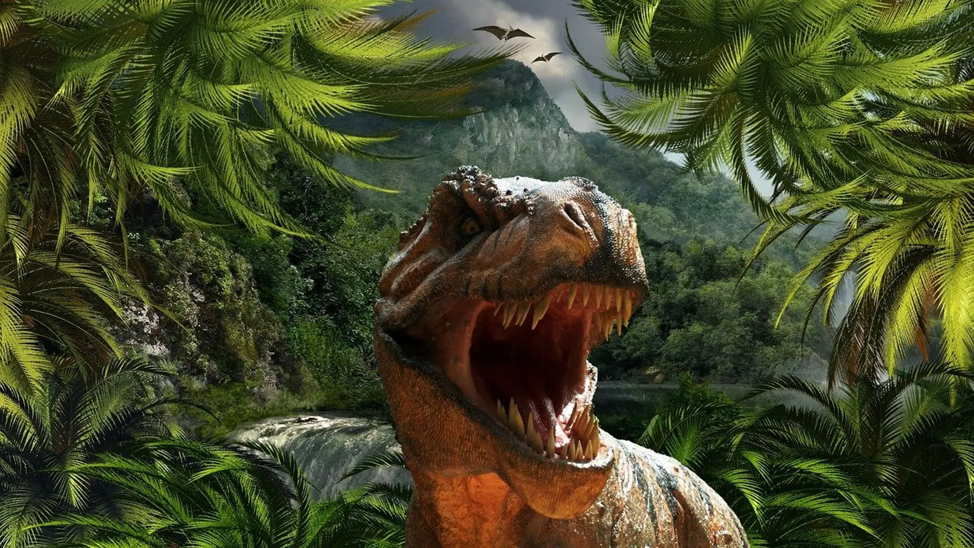 Imagen de archivo de un dinosaurio