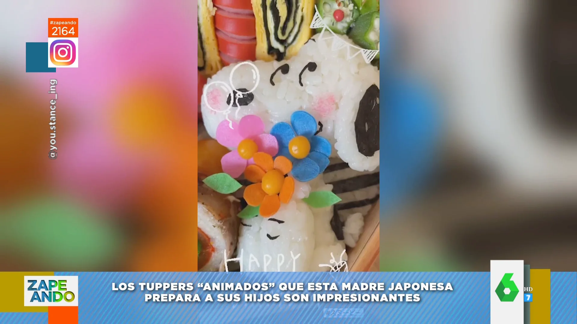 Una madre se vuelve viral por los 'tuppers animados' que hace para sus hijos