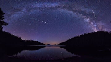 Perseidas y Vía Lactea