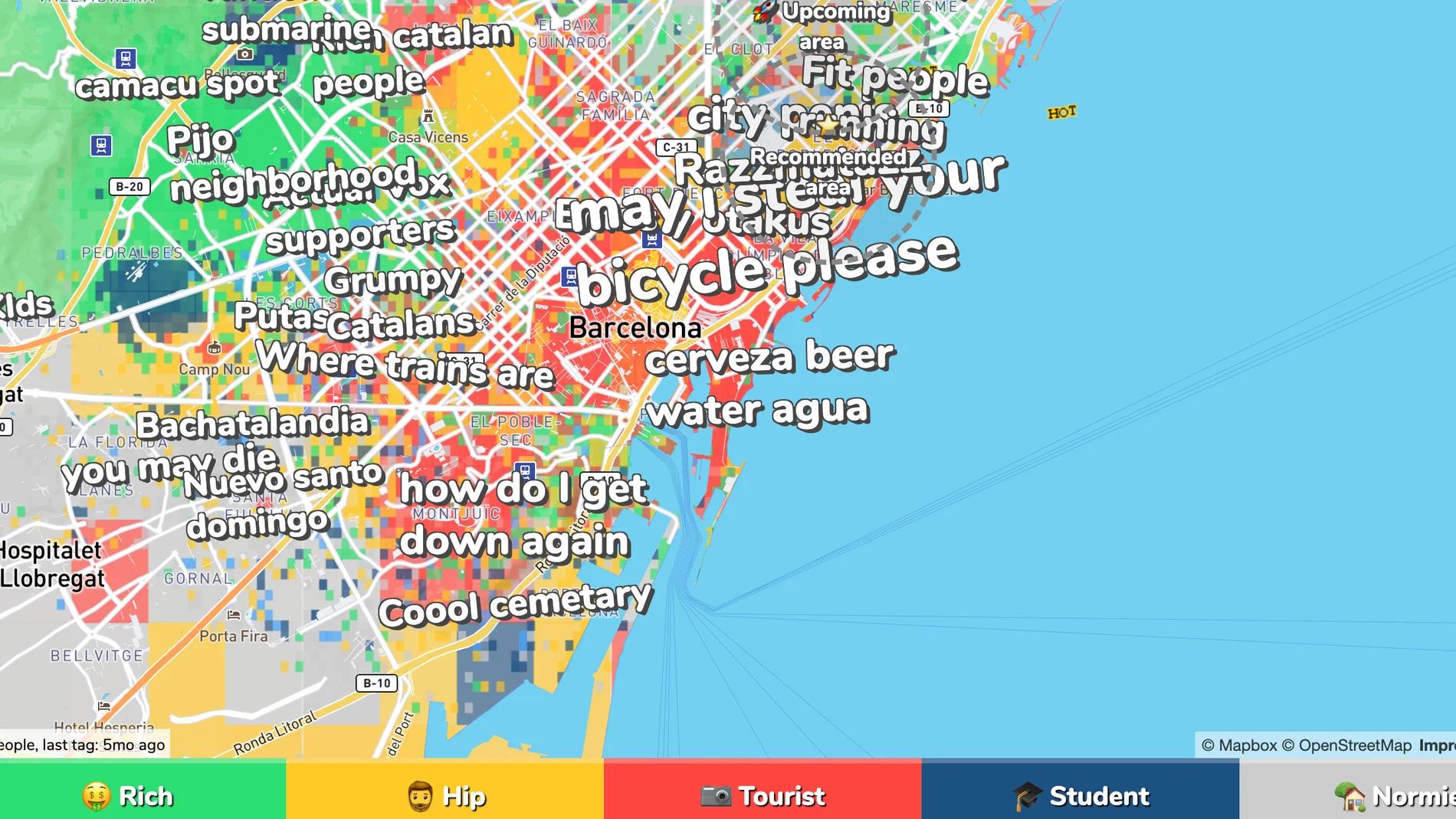&quot;De pijos y piscinas comunitarias&quot; a &quot;Olor a pobreza&quot;: el mapa que te dice cómo es tu barrio con tópicos y humor 