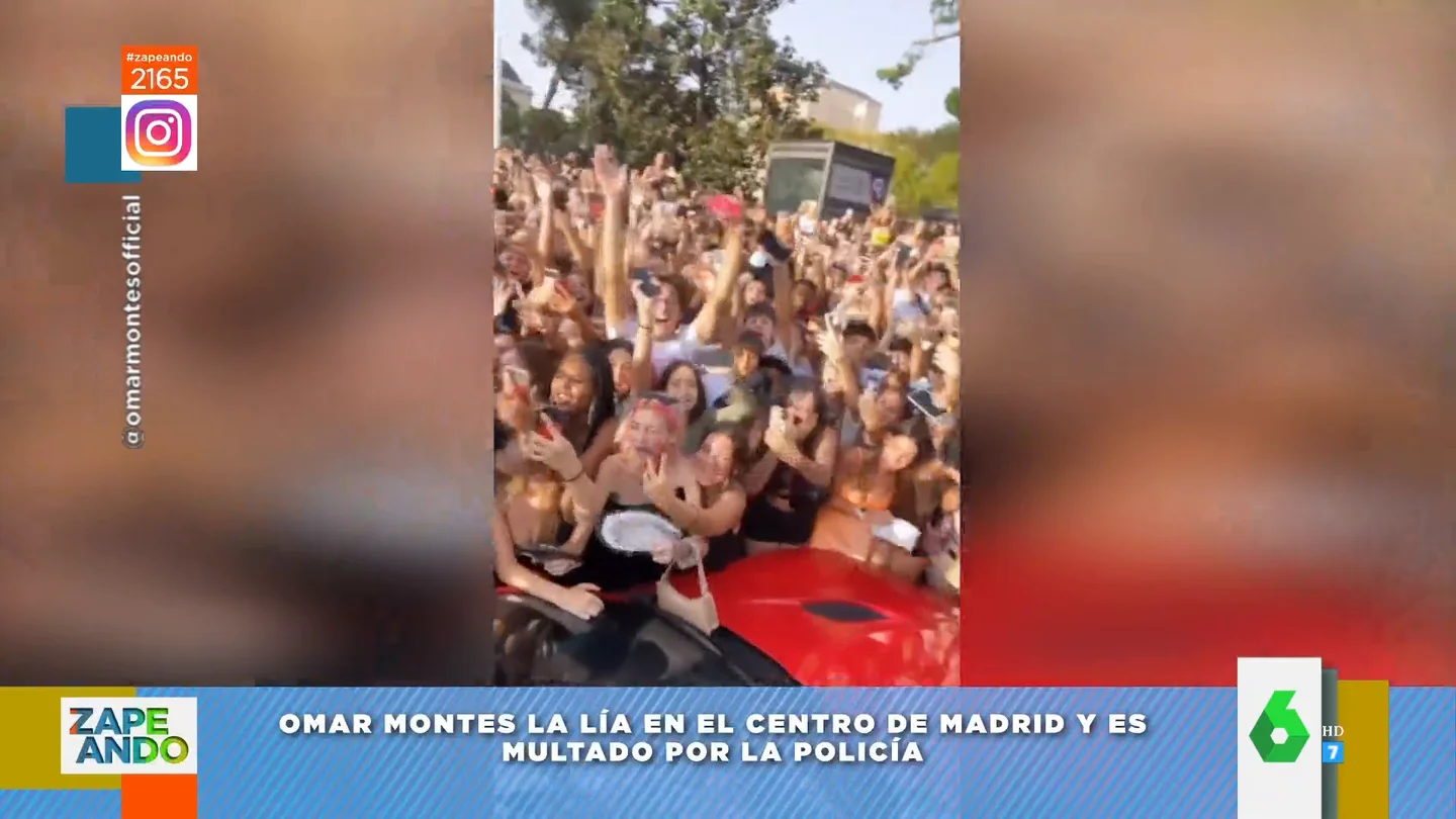 Omar Montes y Kaydy Cai, multados por la Policía tras la liarla en Colón con su descapotable Omar Montes y Kaydy Cai, multados por la Policía tras la liarla en Colón con su descapotable