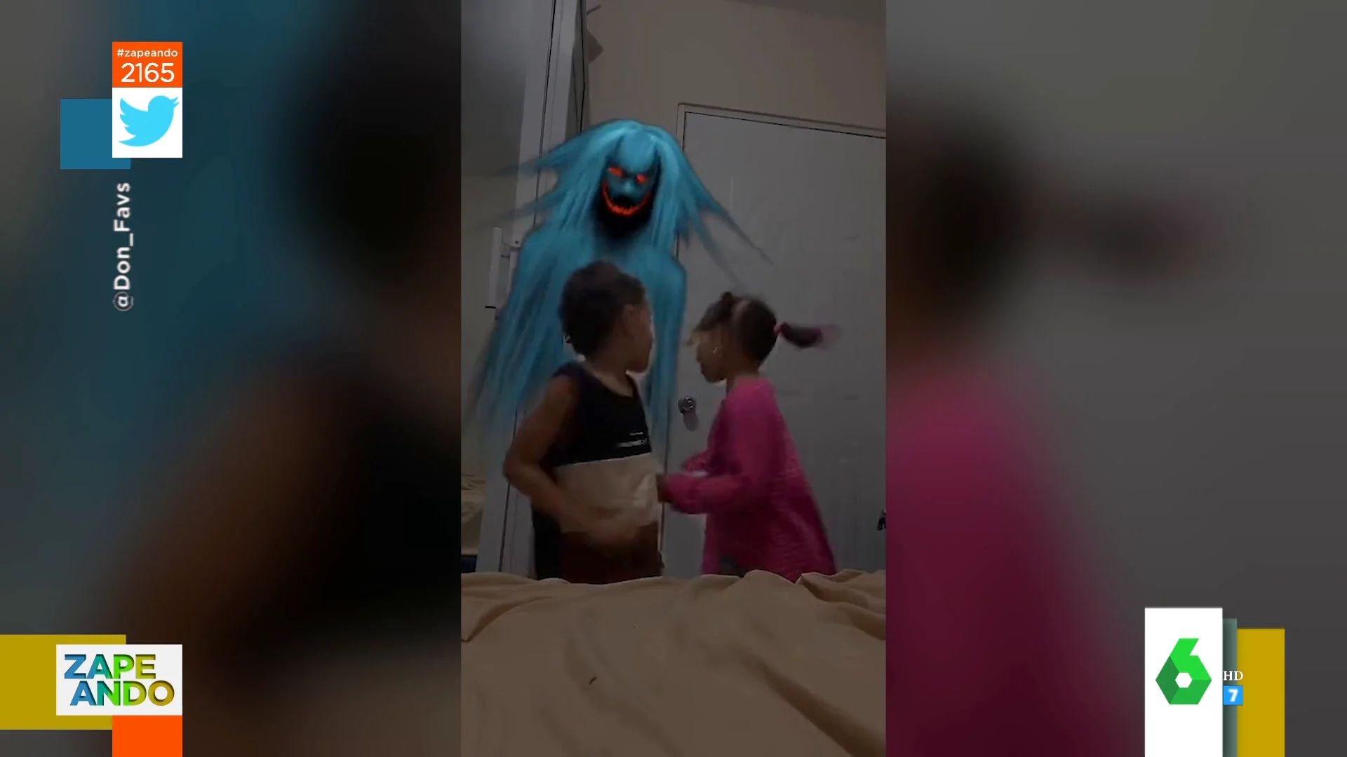 El susto de una madre a sus hijos: así aparece un 'fantasma' en la habitación donde les encierra 