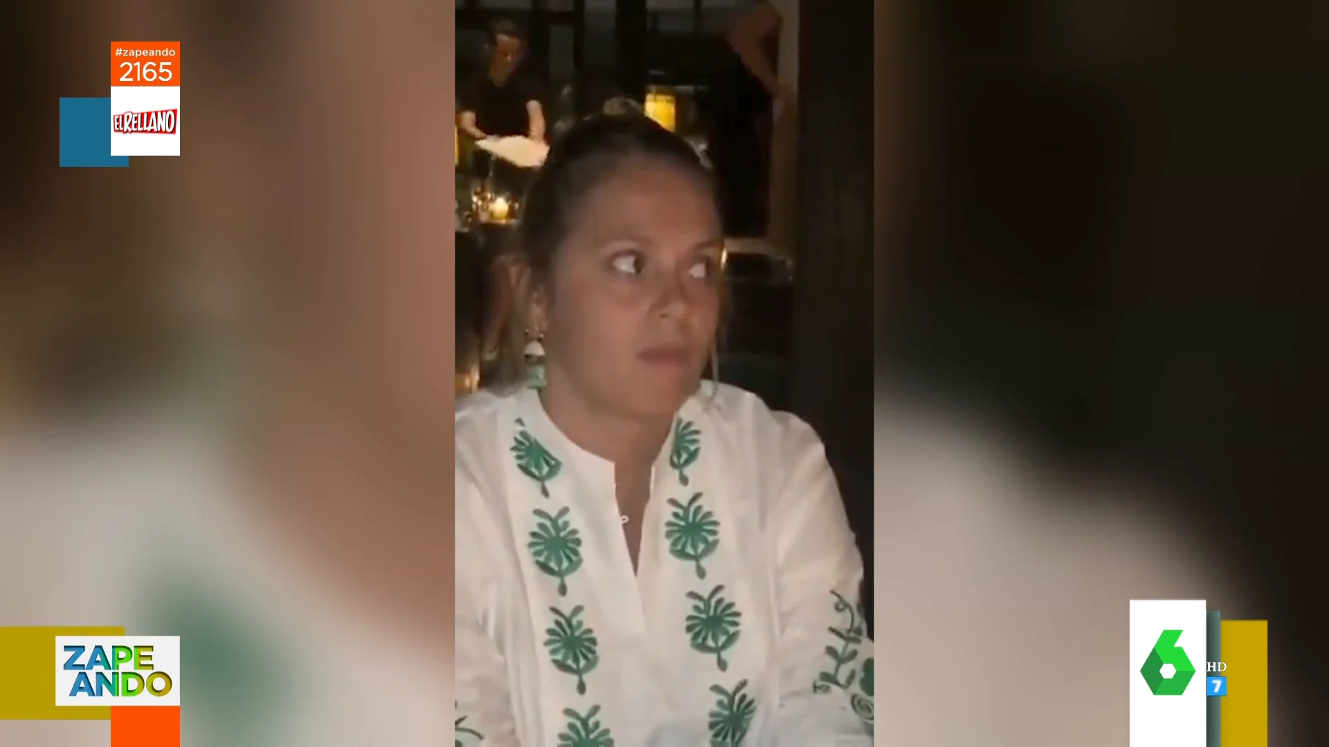 La mirada 'matadora' de una mujer a su marido cuando lo da todo con una bailarina de un bar