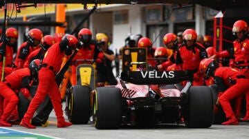 Ferrari realiza una parada