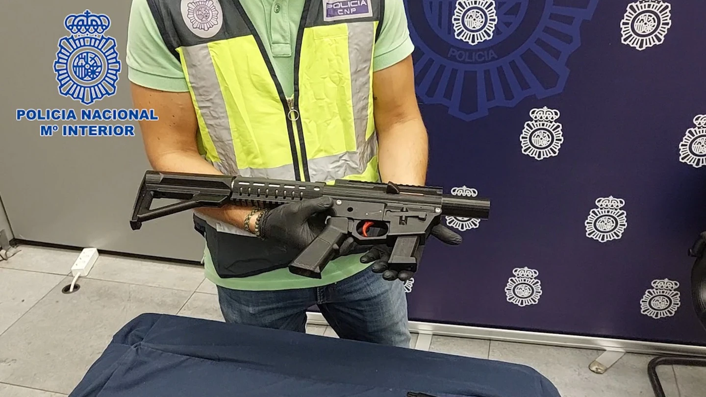 Imagen del subfusil fabricado con impresora 3d Imagen del subfusil fabricado con impresora 3d