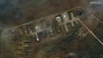 Imagen del satélite Maxar.