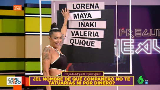 La promesa de Valeria Ros y Lorena Castell por el programa 3.000 de Zapeando y sí, hay un tatuaje de por medio La promesa de Valeria Ros y Lorena Castell por el programa 3.000 de Zapeando y sí, hay un tatuaje de por medio